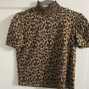 Zara Cheetah Turtleneck